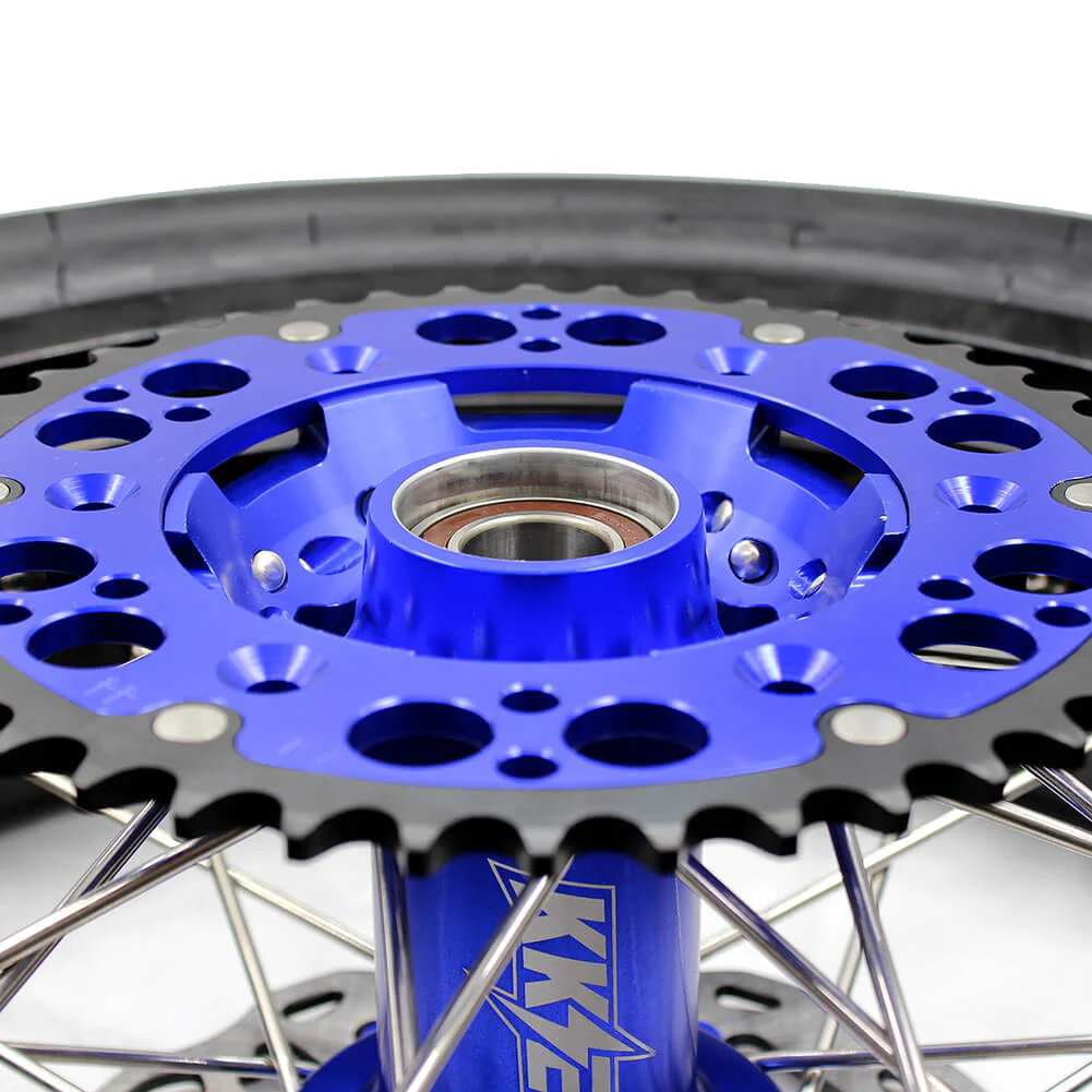 KKE 3.5/4.25*17inch Wheels Tires For 2003-2025 KTM SX SX-F XC EXC EXC-F Husqvarna Husaberg Blue & Black - Image 8