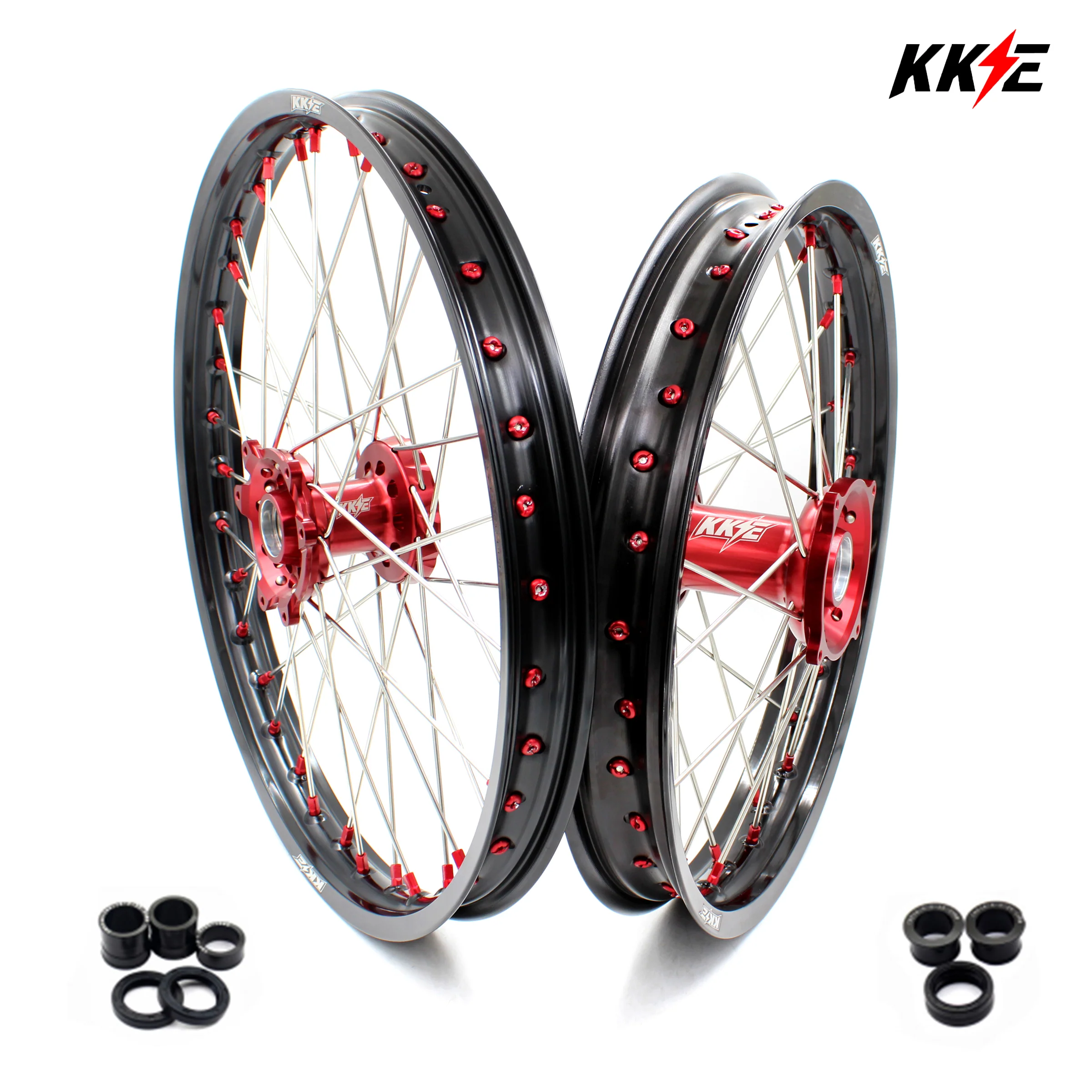KKE 21" 19" or 21" 18" Dirt Bike Wheels Set For HONDA CRF250R 2014-2025 CRF450R 2013-2025 CRF450L 2019-2021 - Image 12