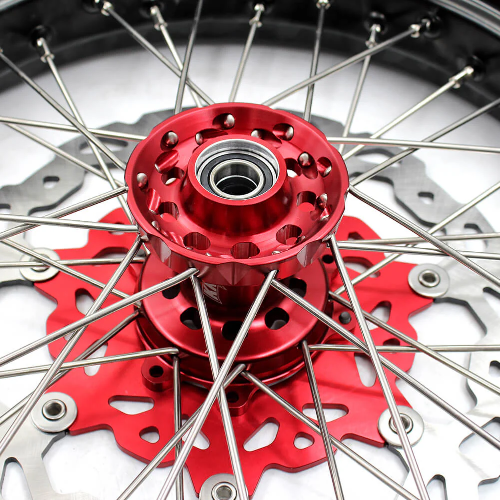 KKE 3.5 & 4.25 Supermoto Tires Rims Fit For HONDA CRF250X CRF450X 2005-2018 - Image 4