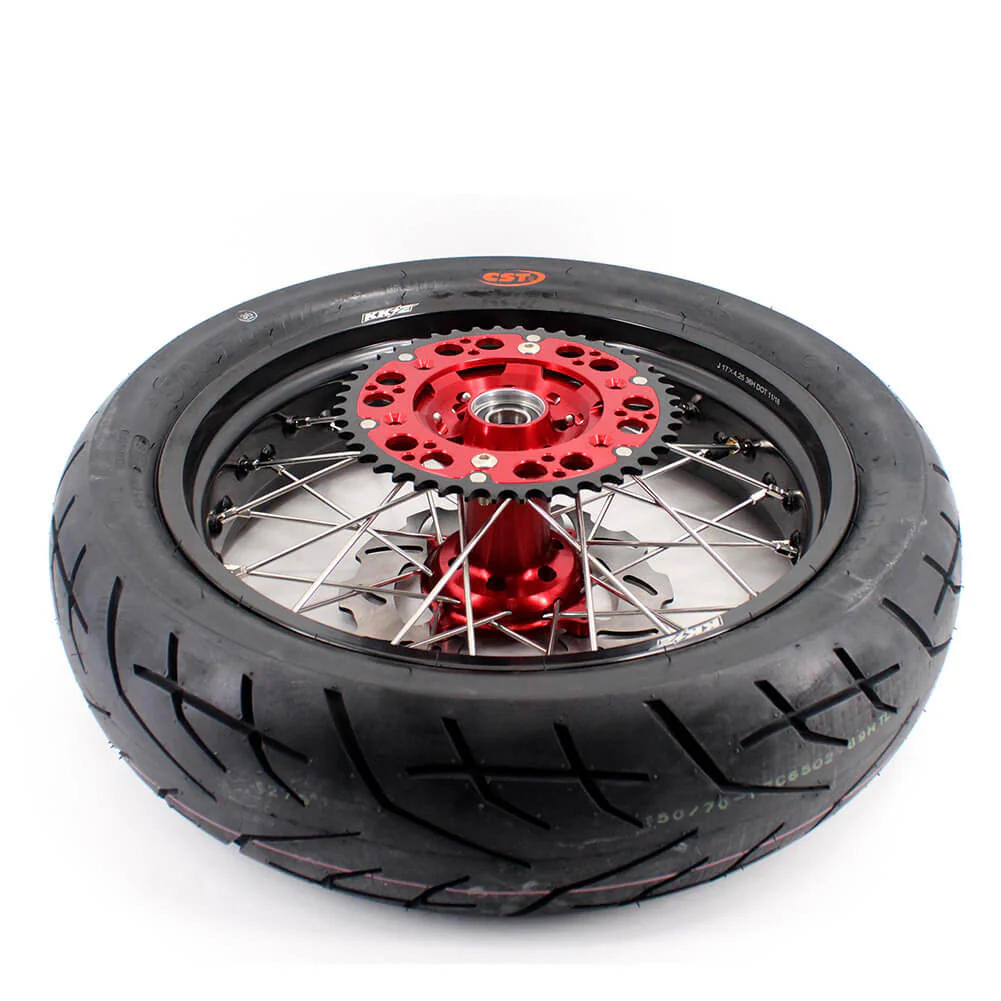 KKE 3.5 & 4.25 Supermoto Tires Rims Fit For HONDA CRF250X CRF450X 2005-2018 - Image 7