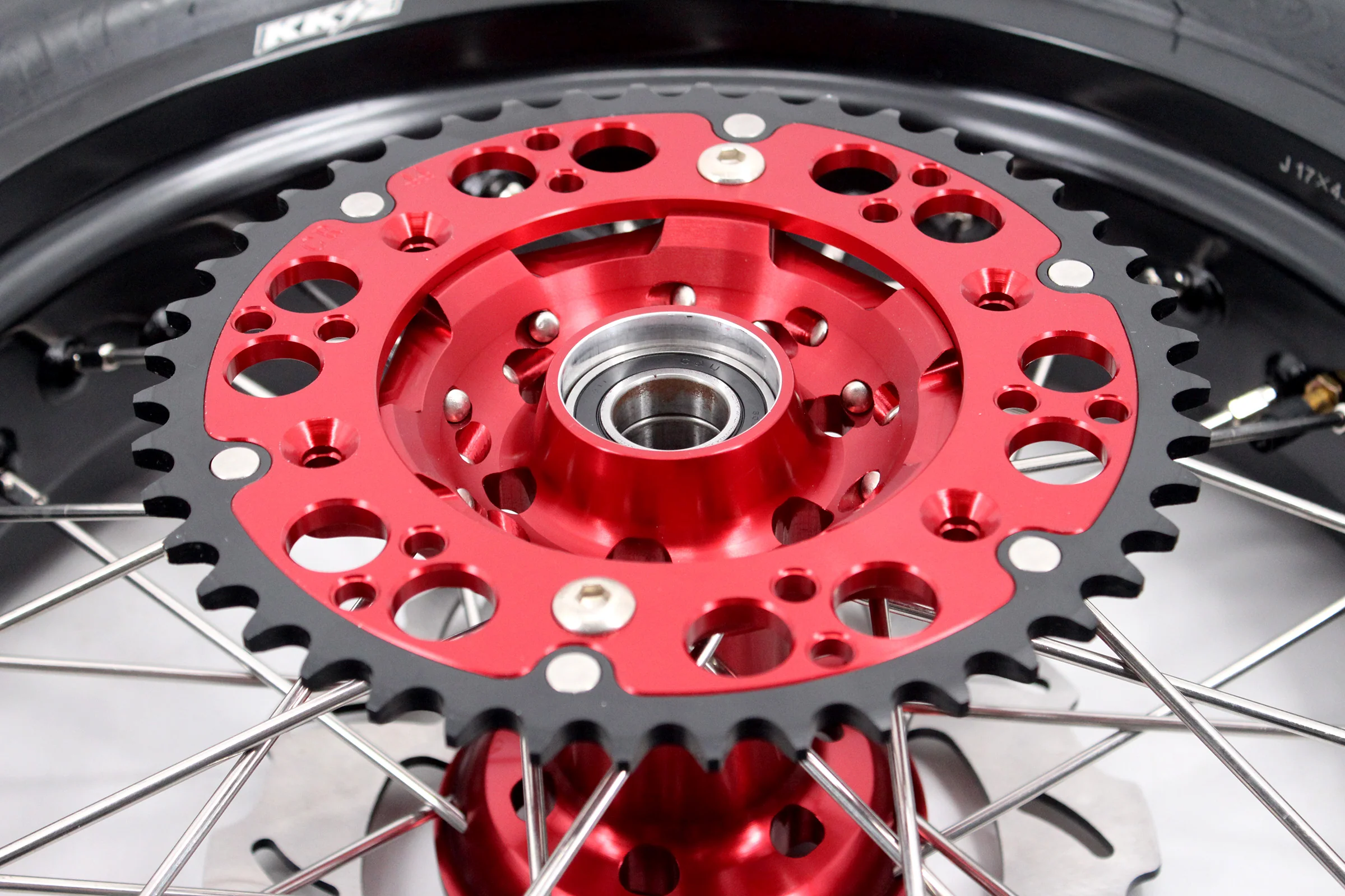 KKE 3.5 & 4.25 Supermoto Tires Rims Fit For HONDA CRF250X CRF450X 2005-2018 - Image 9