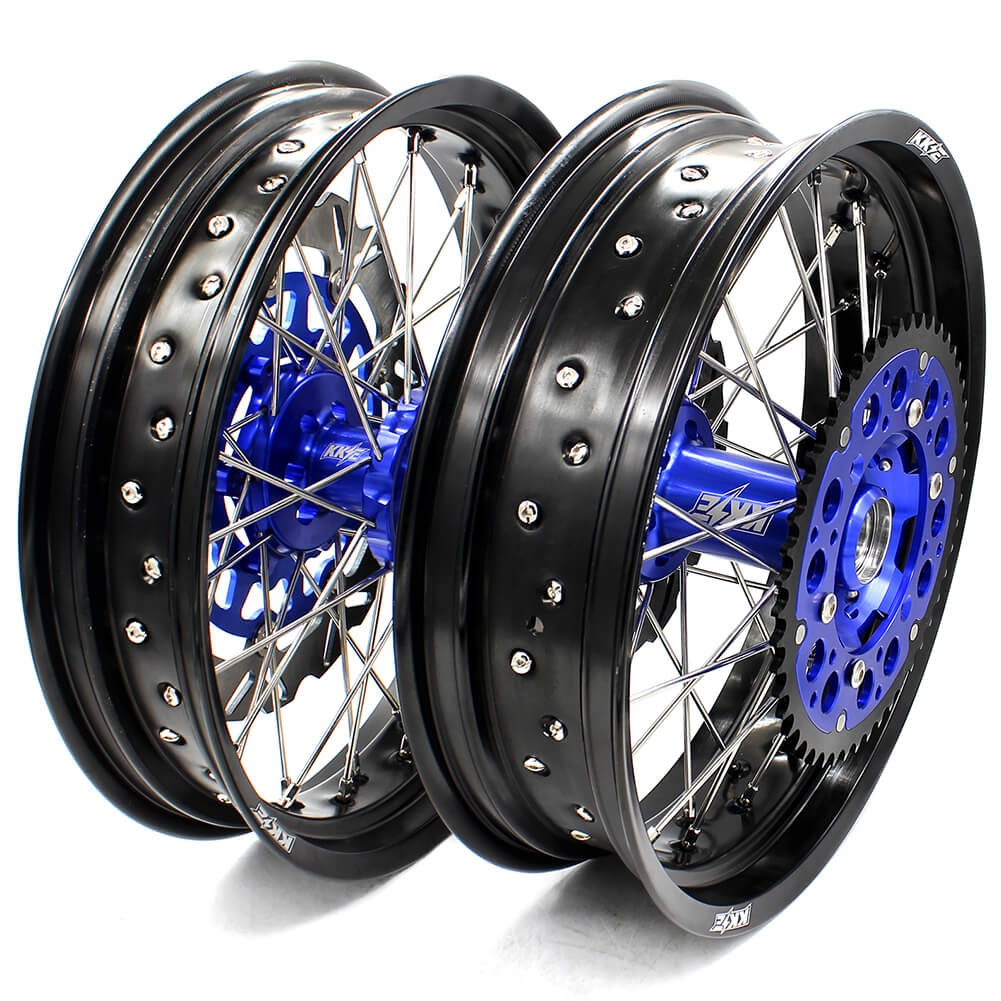 KKE 3.5/4.25 Supermoto Street Wheels Set For SUZUKI DRZ400 DRZ400E DRZ400S - Image 14