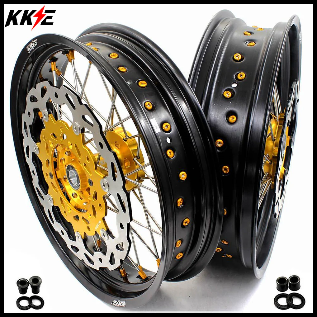 KKE 3.5/4.25*17in. For SUZUKI DRZ400 DRZ400S DRZ400E Supermoto Wheels - Image 14
