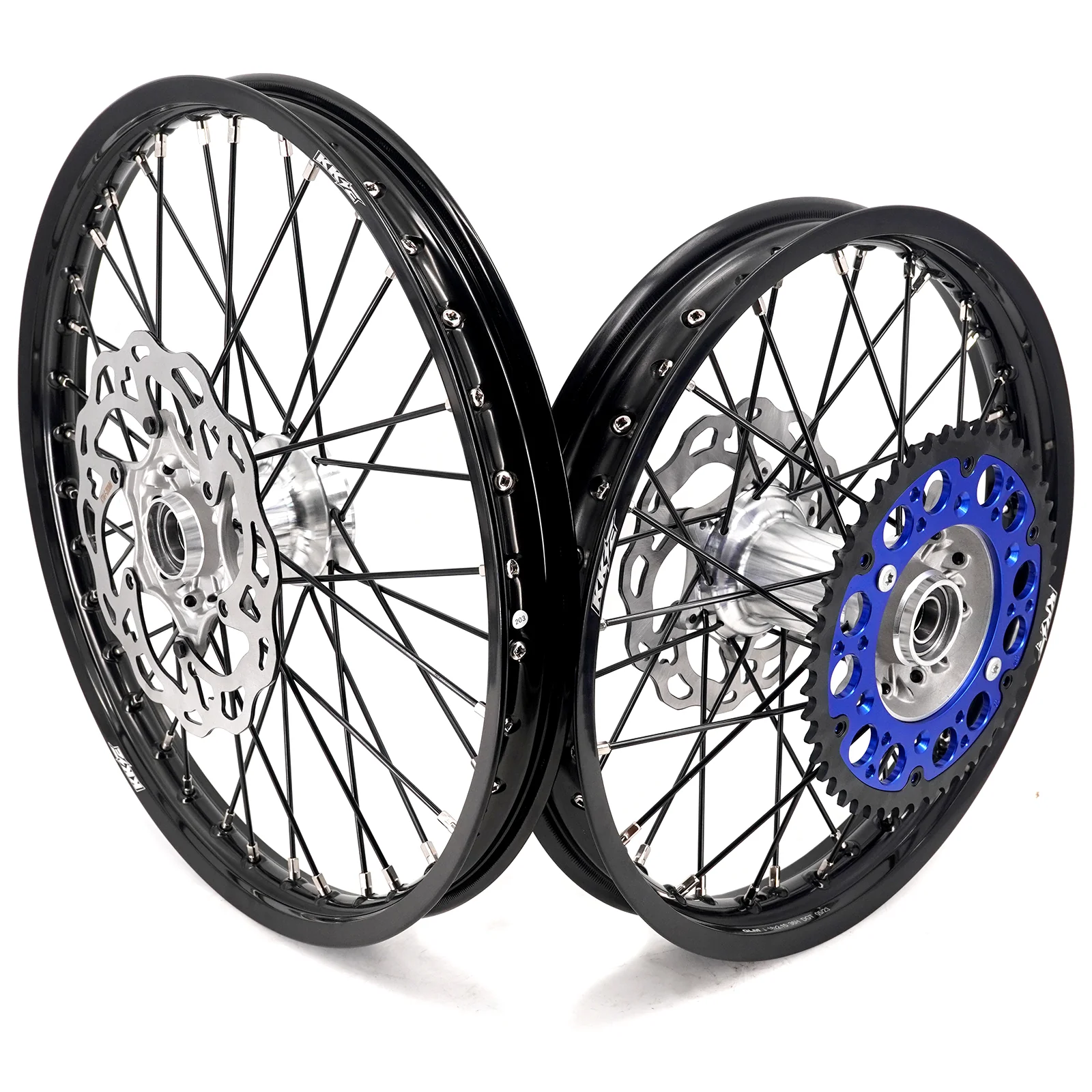 KKE 21/18 New Generation Cast Hub Billet Wheels Fit For KTM EXC XC-W XCF-W EXC-F 2003-2025 Black Spokes - Image 10