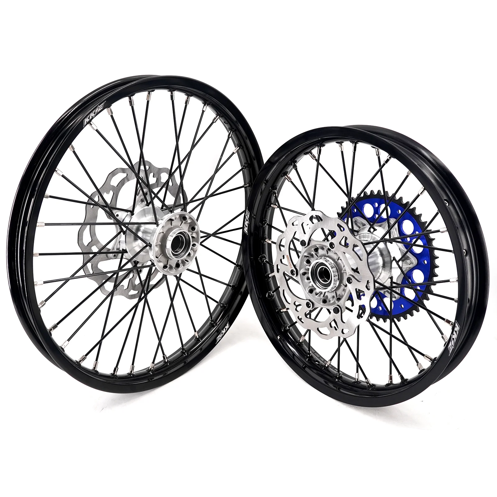 KKE 21/18 New Generation Cast Hub Billet Wheels Fit For KTM EXC XC-W XCF-W EXC-F 2003-2025 Black Spokes - Image 11