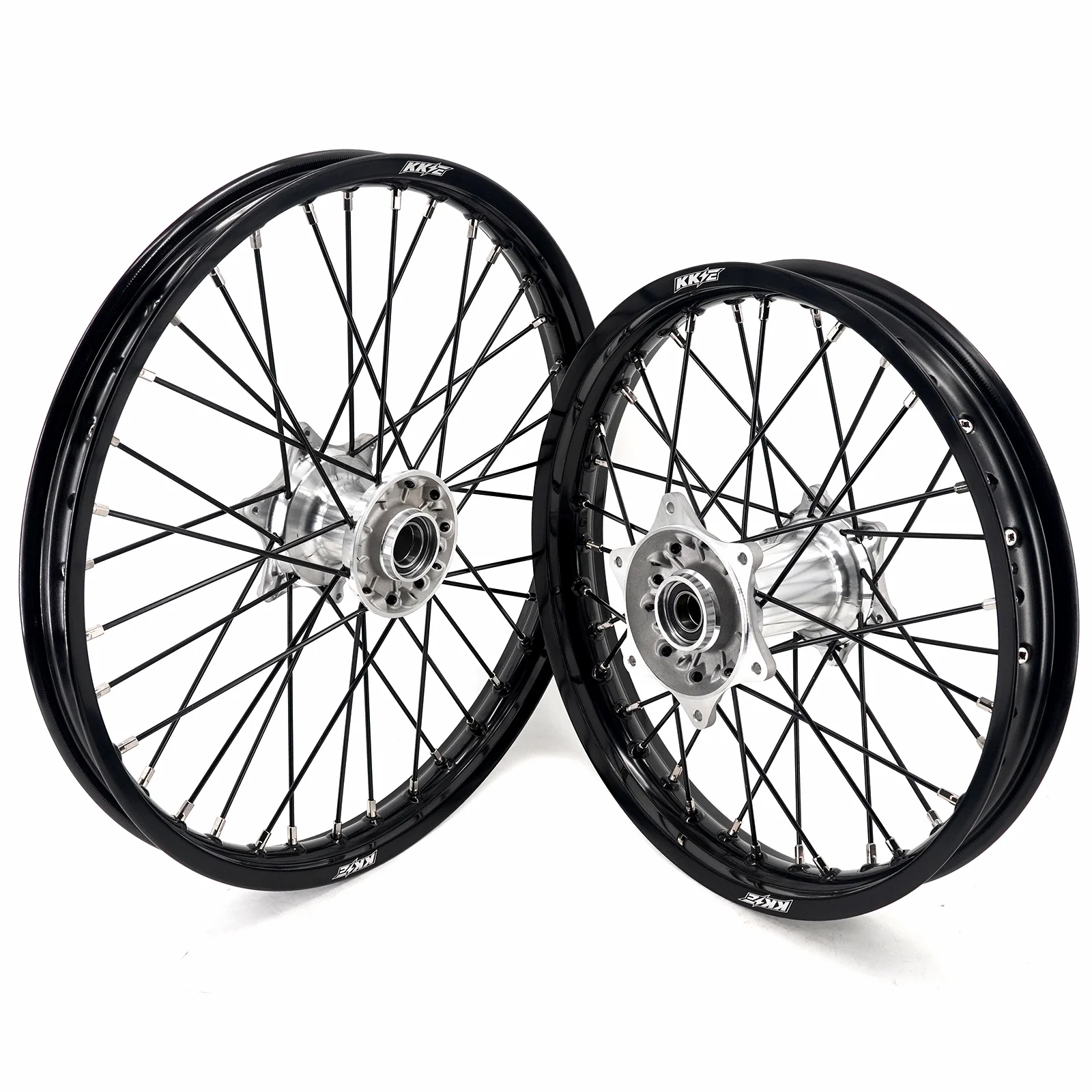 KKE 21/18 New Generation Cast Hub Billet Wheels Fit For KTM EXC XC-W XCF-W EXC-F 2003-2025 Black Spokes - Image 3