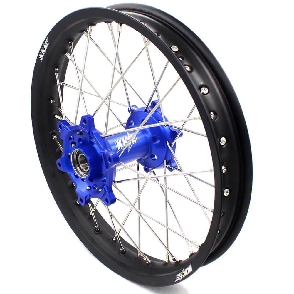 KKE 21 & 18 Enduro Wheels for Yamaha WR250X 2008-2011 Blue - Image 10