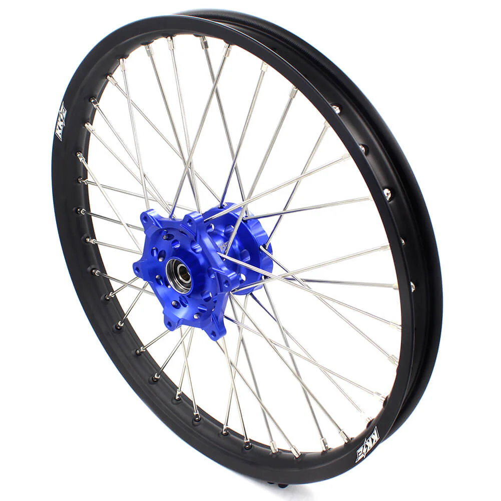 KKE 21 & 18 Enduro Wheels for Yamaha WR250X 2008-2011 Blue - Image 5