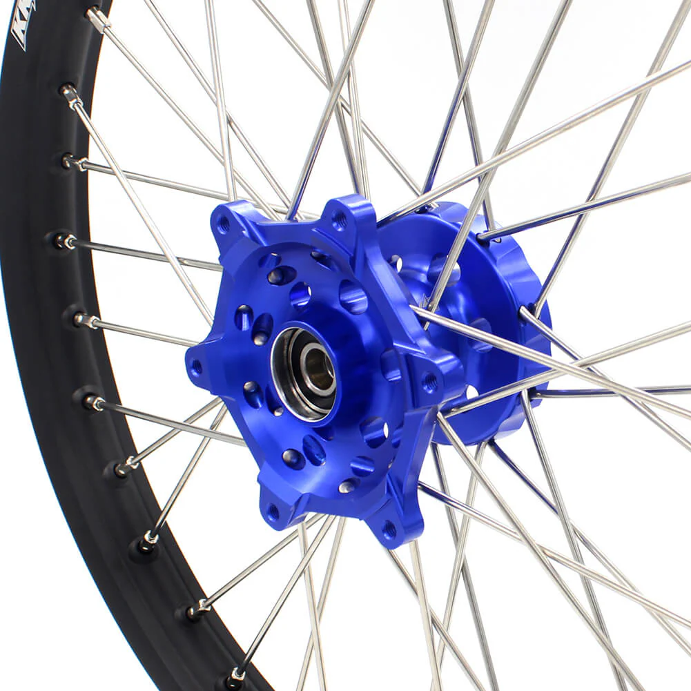 KKE 21 & 18 Enduro Wheels for Yamaha WR250X 2008-2011 Blue - Image 6