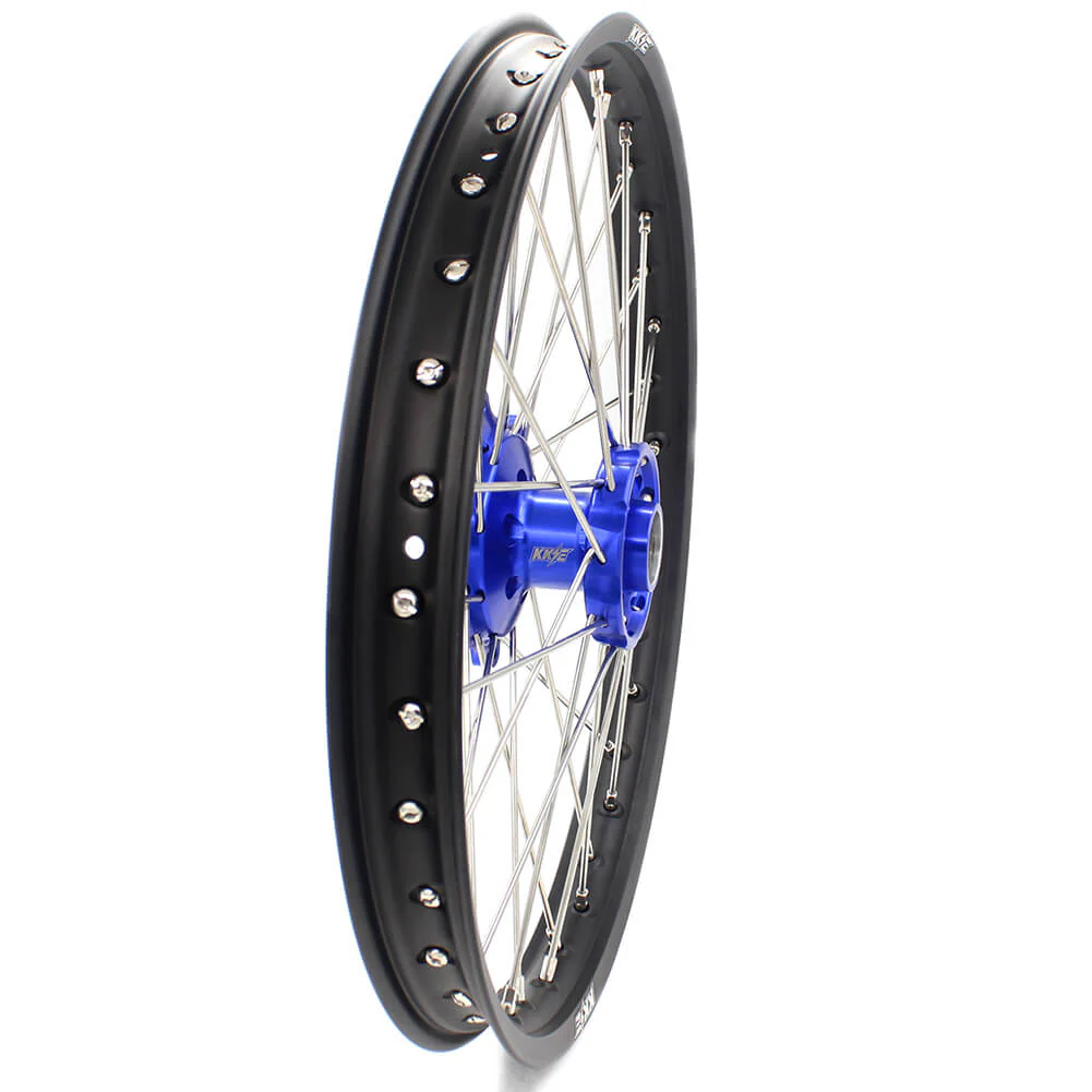 KKE 21 & 18 Enduro Wheels for Yamaha WR250X 2008-2011 Blue - Image 7