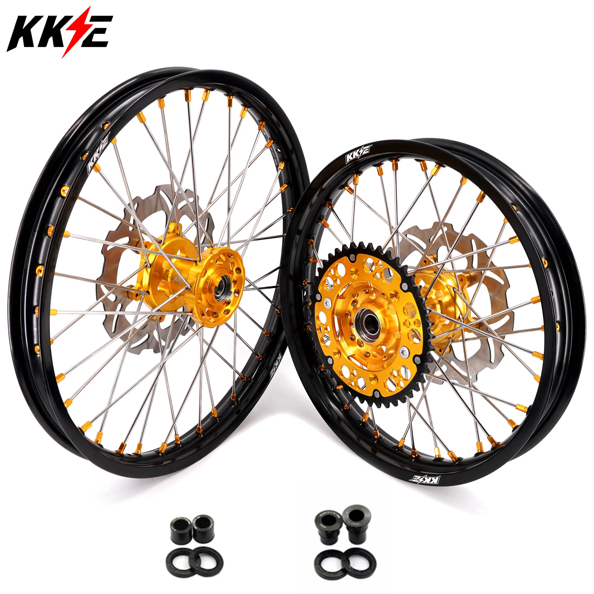 KKE 21/18 Endueo Dirt Spoked Wheels For SUZUKI DRZ400 DRZ400E DRZ400S - Image 12