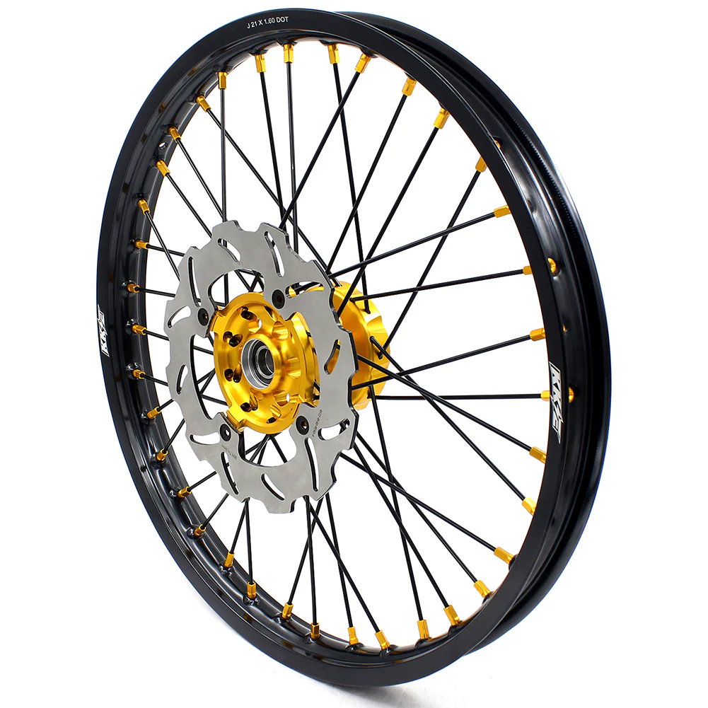 KKE 21 & 19 MX Wheels Rims for SUZUKI RMZ250 2007-2025 RMZ450 2005-2025 Black Spokes - Image 13