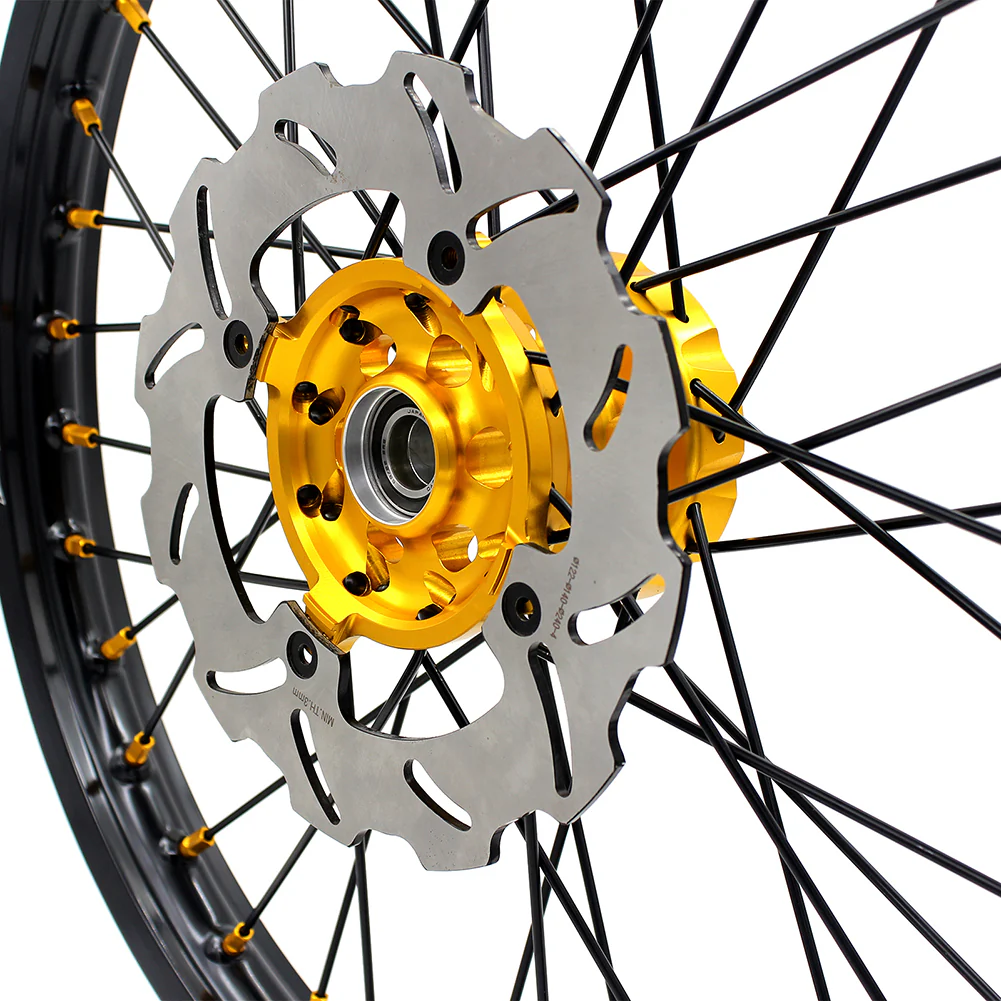 KKE 21 & 19 MX Wheels Rims for SUZUKI RMZ250 2007-2025 RMZ450 2005-2025 Black Spokes - Image 14