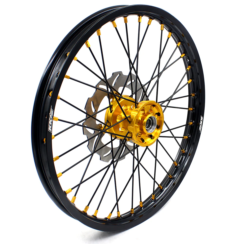 KKE 21 & 19 MX Wheels Rims for SUZUKI RMZ250 2007-2025 RMZ450 2005-2025 Black Spokes - Image 15