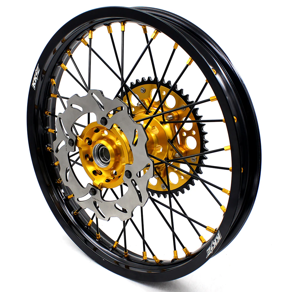 KKE 21 & 19 MX Wheels Rims for SUZUKI RMZ250 2007-2025 RMZ450 2005-2025 Black Spokes - Image 18