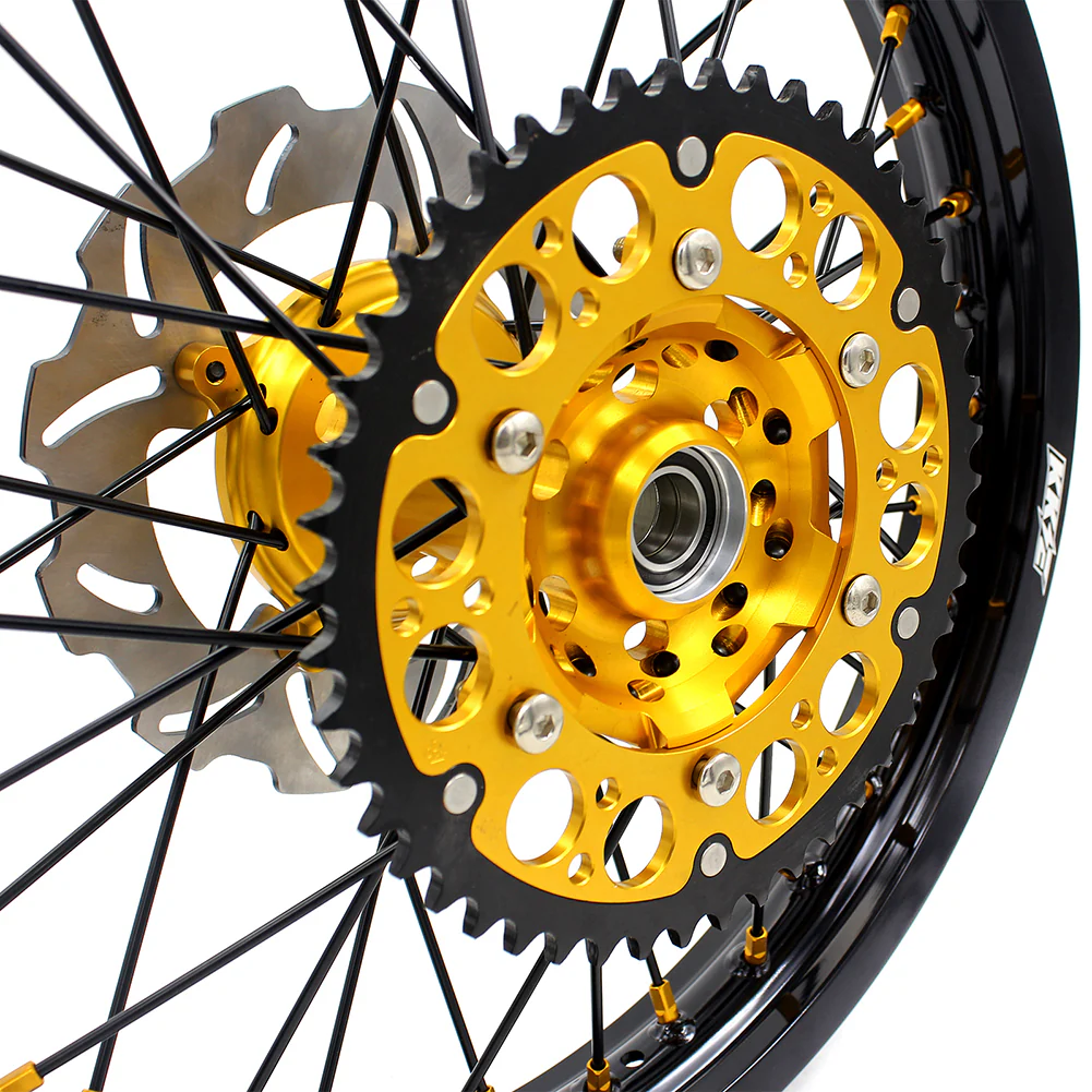 KKE 21 & 19 MX Wheels Rims for SUZUKI RMZ250 2007-2025 RMZ450 2005-2025 Black Spokes - Image 21