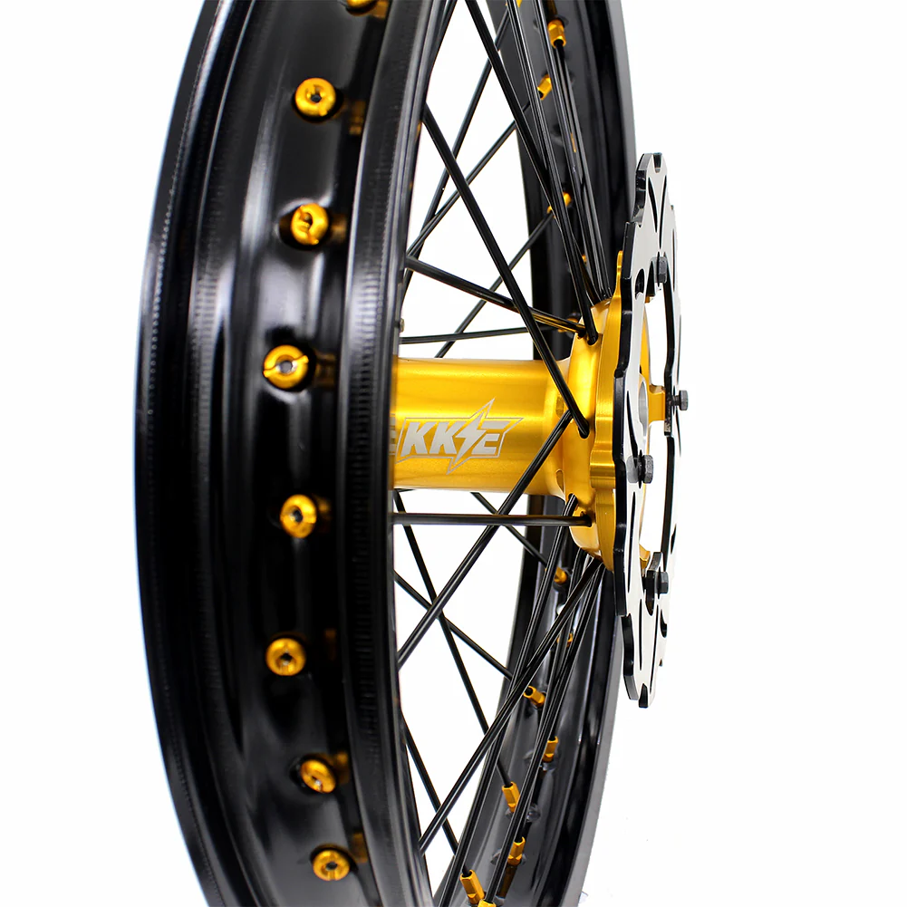 KKE 21 & 19 MX Wheels Rims for SUZUKI RMZ250 2007-2025 RMZ450 2005-2025 Black Spokes - Image 22