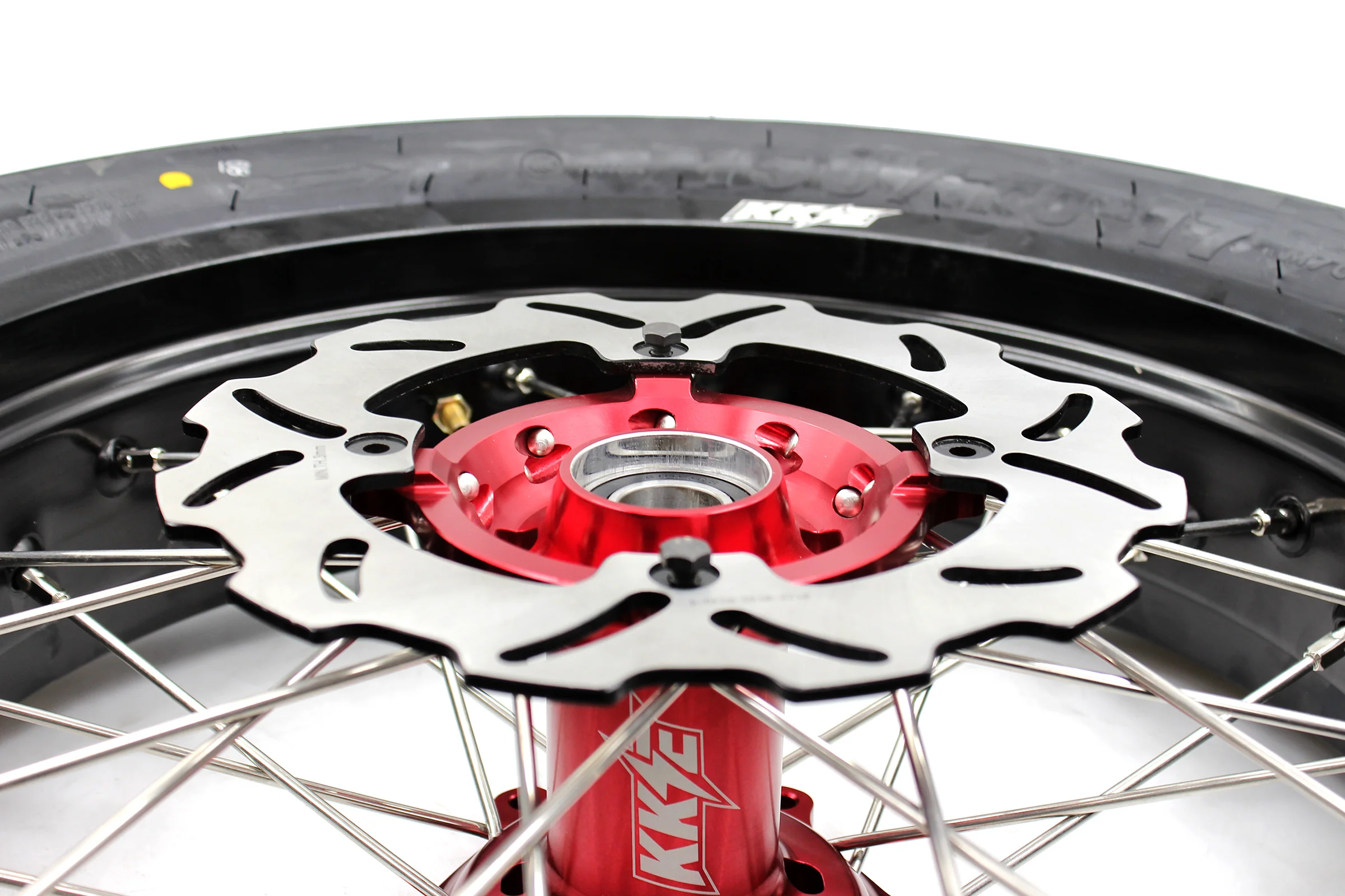 KKE 17" Supermoto Wheels Tires For HONDA CRF250R 04-13 CRF450R 02-12 - Image 13