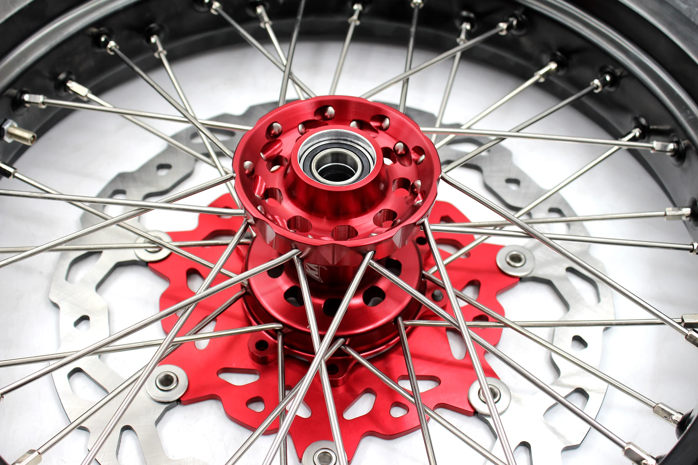 KKE 17" Supermoto Wheels Tires For HONDA CRF250R 04-13 CRF450R 02-12 - Image 9