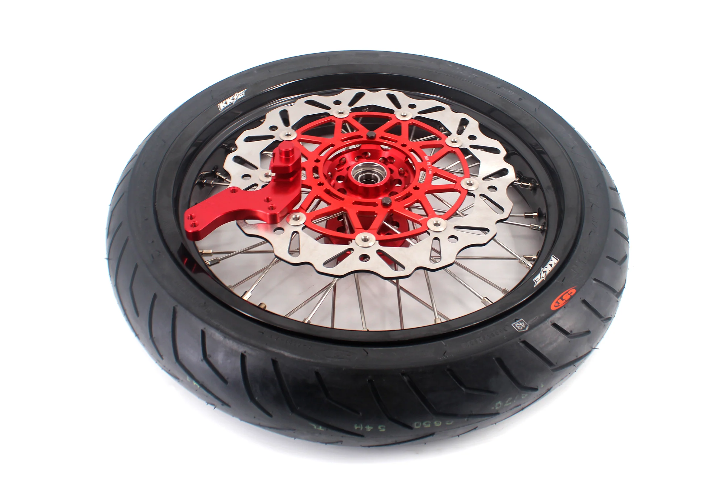 KKE XR650L 1993-2024 3.5/4.25*17inch Supermoto Wheels Rims For HONDA CST Tires - Image 4