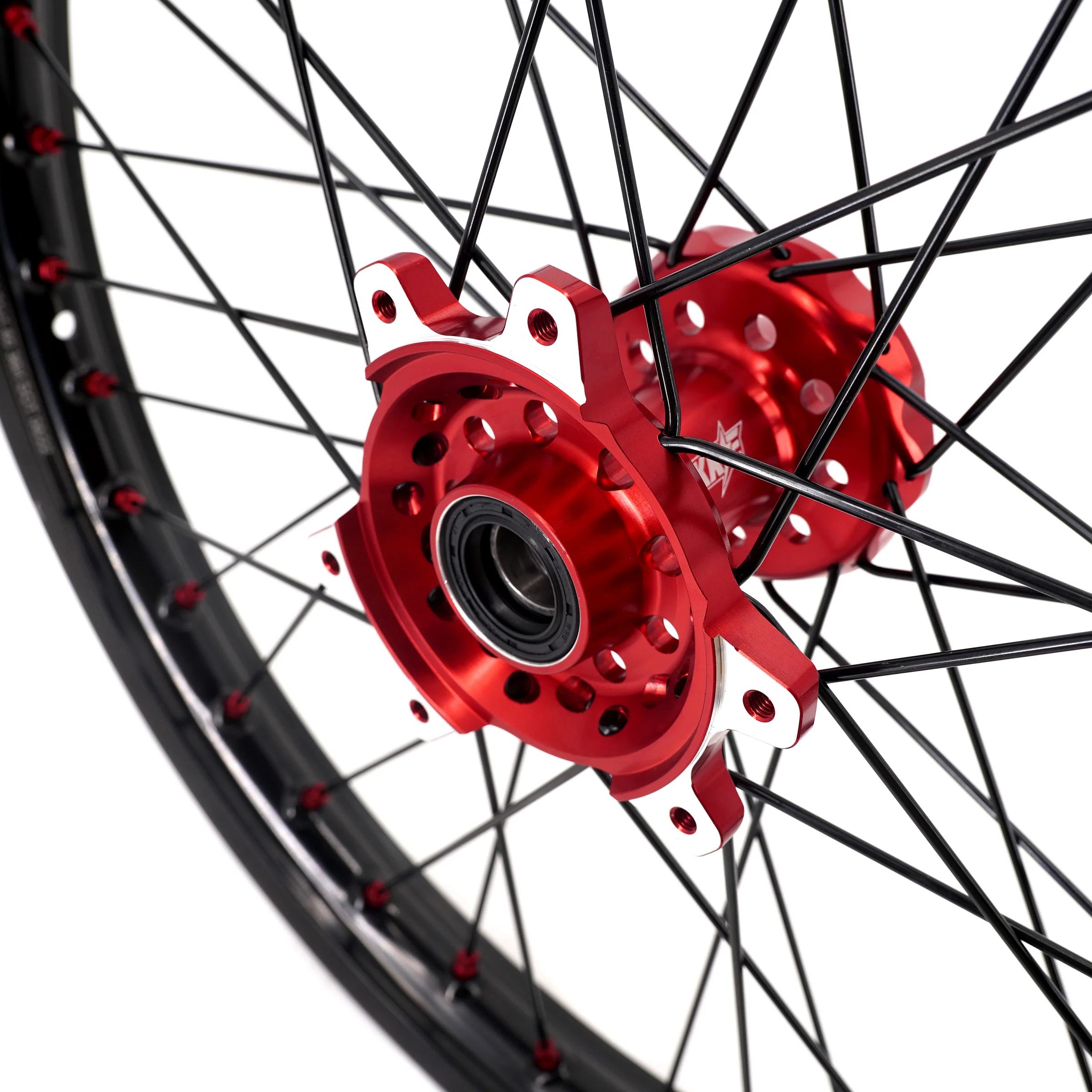 US Stock KKE 1.6*21" & 2.15*18" Electric Dirtbike Wheels Rim Fit For SurRon Ultra Bee 2023-2025 Red - Image 9