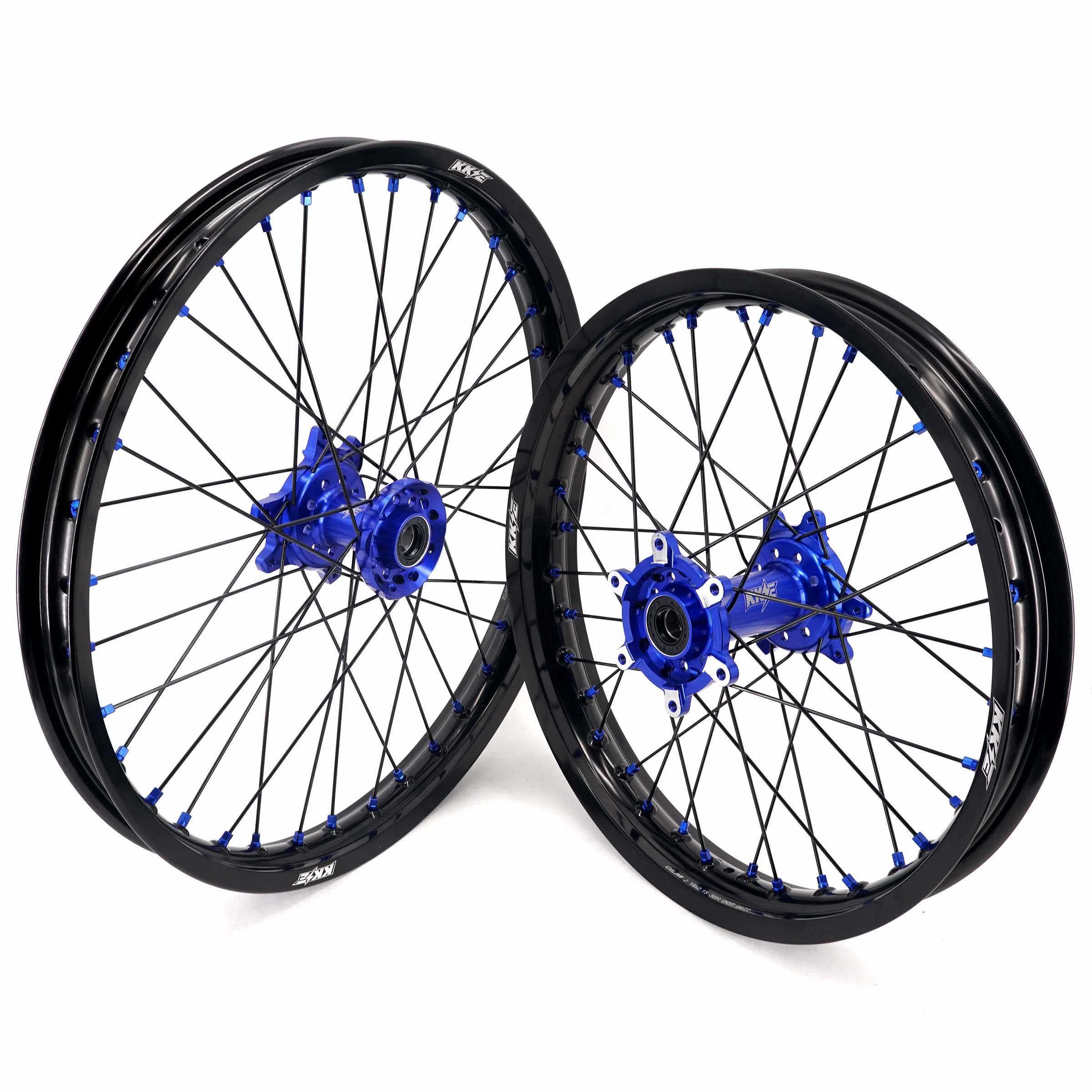 US Stock KKE 21" 18" E-Bike Wheels Rim Fit For SurRon Ultra Bee 2023-2025 Blue Nipples - Image 3