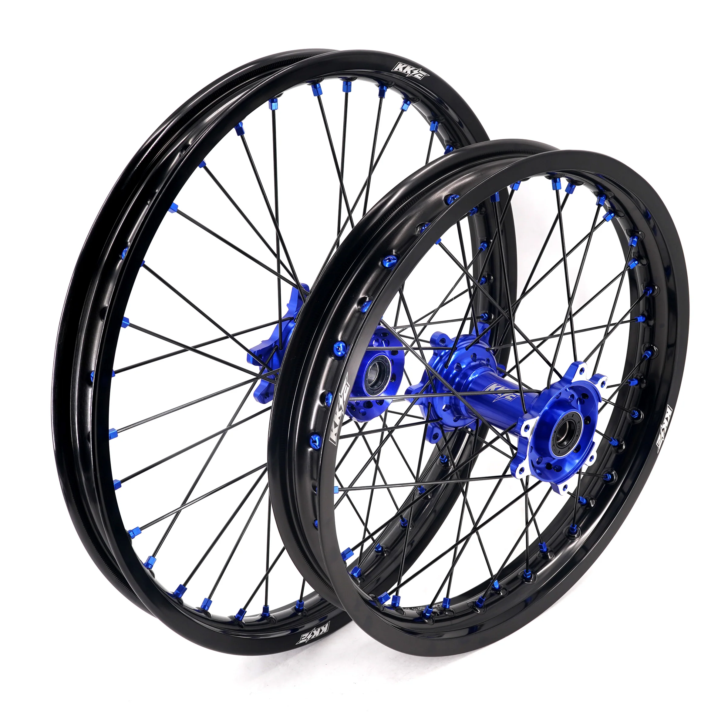US Stock KKE 21" 18" E-Bike Wheels Rim Fit For SurRon Ultra Bee 2023-2025 Blue Nipples - Image 4