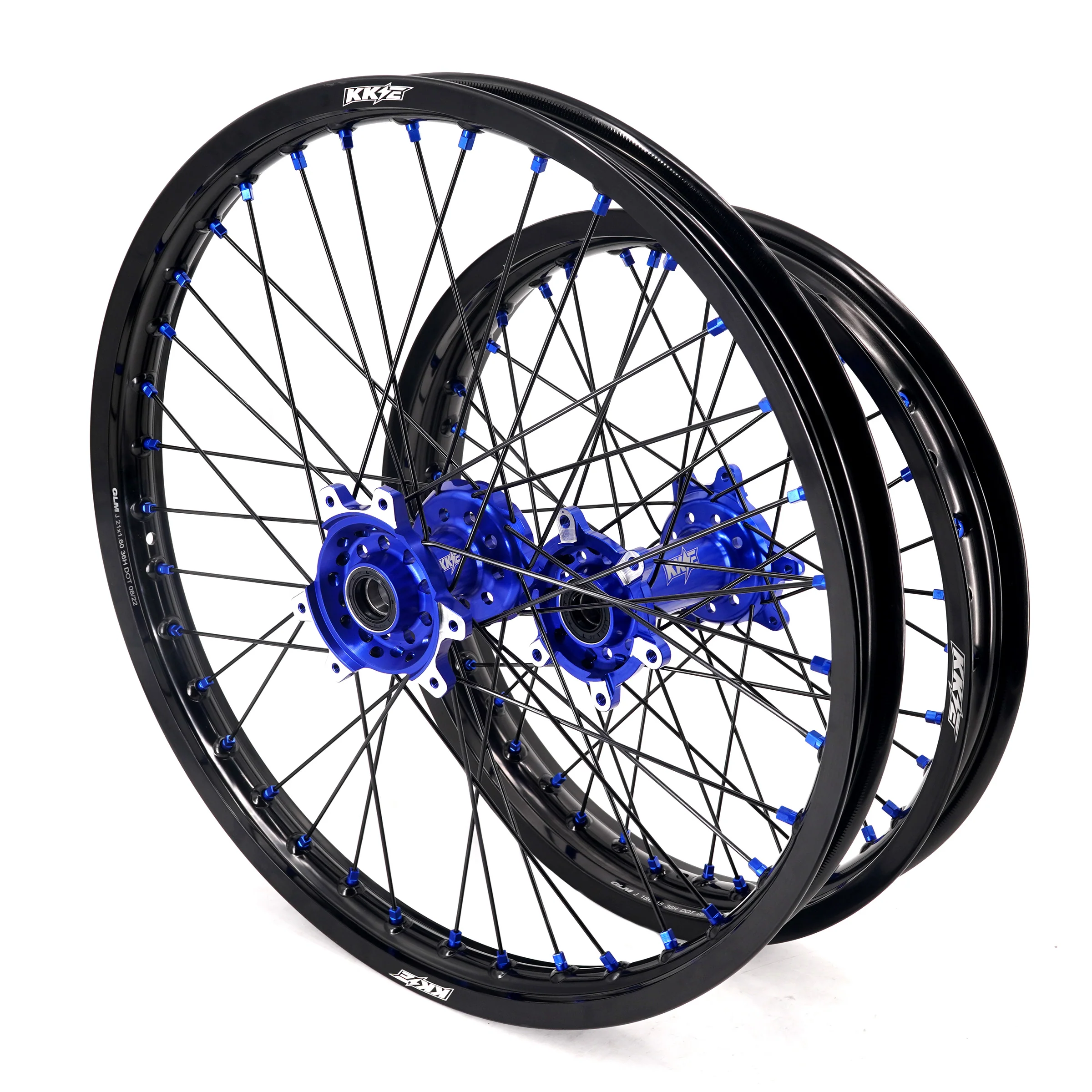 US Stock KKE 21" 18" E-Bike Wheels Rim Fit For SurRon Ultra Bee 2023-2025 Blue Nipples - Image 5