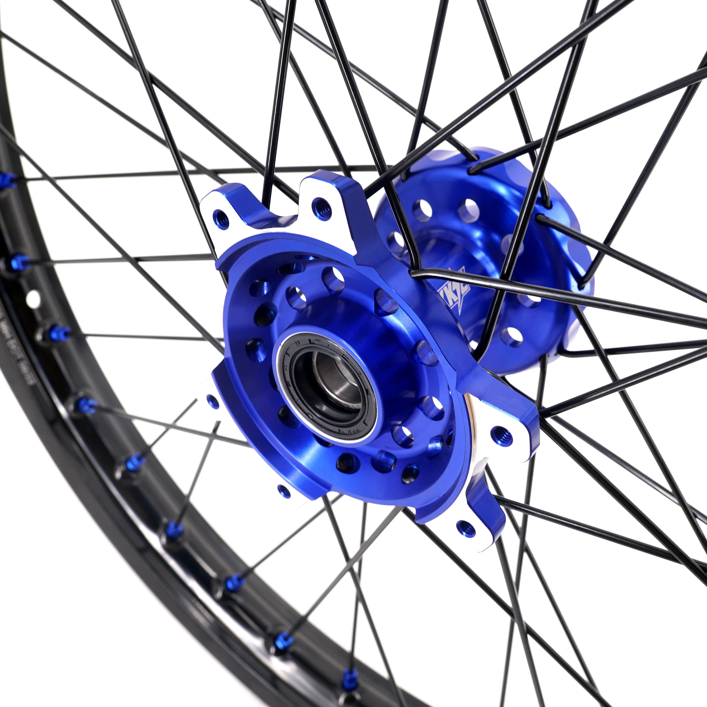 US Stock KKE 21" 18" E-Bike Wheels Rim Fit For SurRon Ultra Bee 2023-2025 Blue Nipples - Image 7
