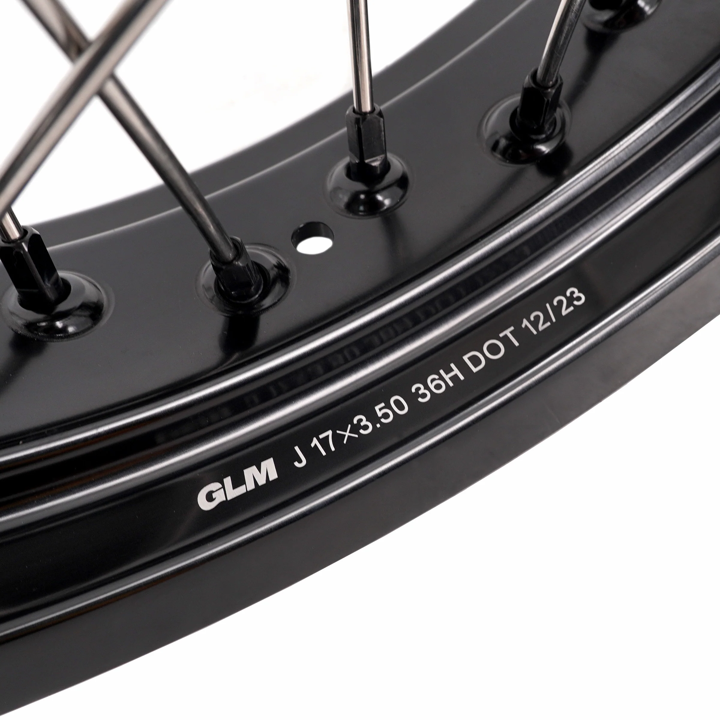 KKE 2.5*19 & 3.5*17 Dirtbike Tubed Spoke Wheels Rims Fit KTM 390 Adventure 2020-2021 Black - Image 10