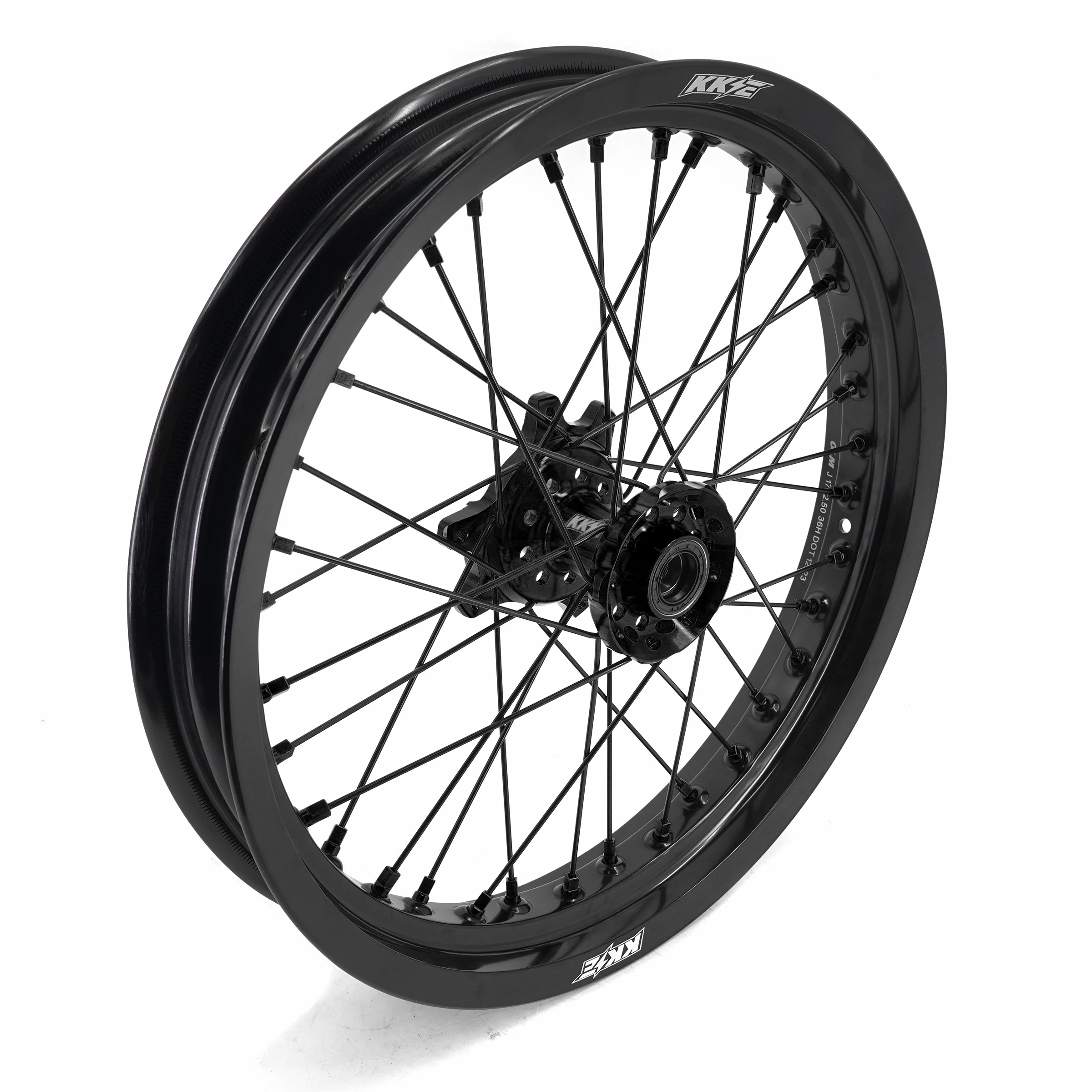 US Stock KKE 2.5*17/3.5*17 E-Bike Wheels Rim Fit For SurRon Ultra Bee 2023-2025 All Black - Image 3