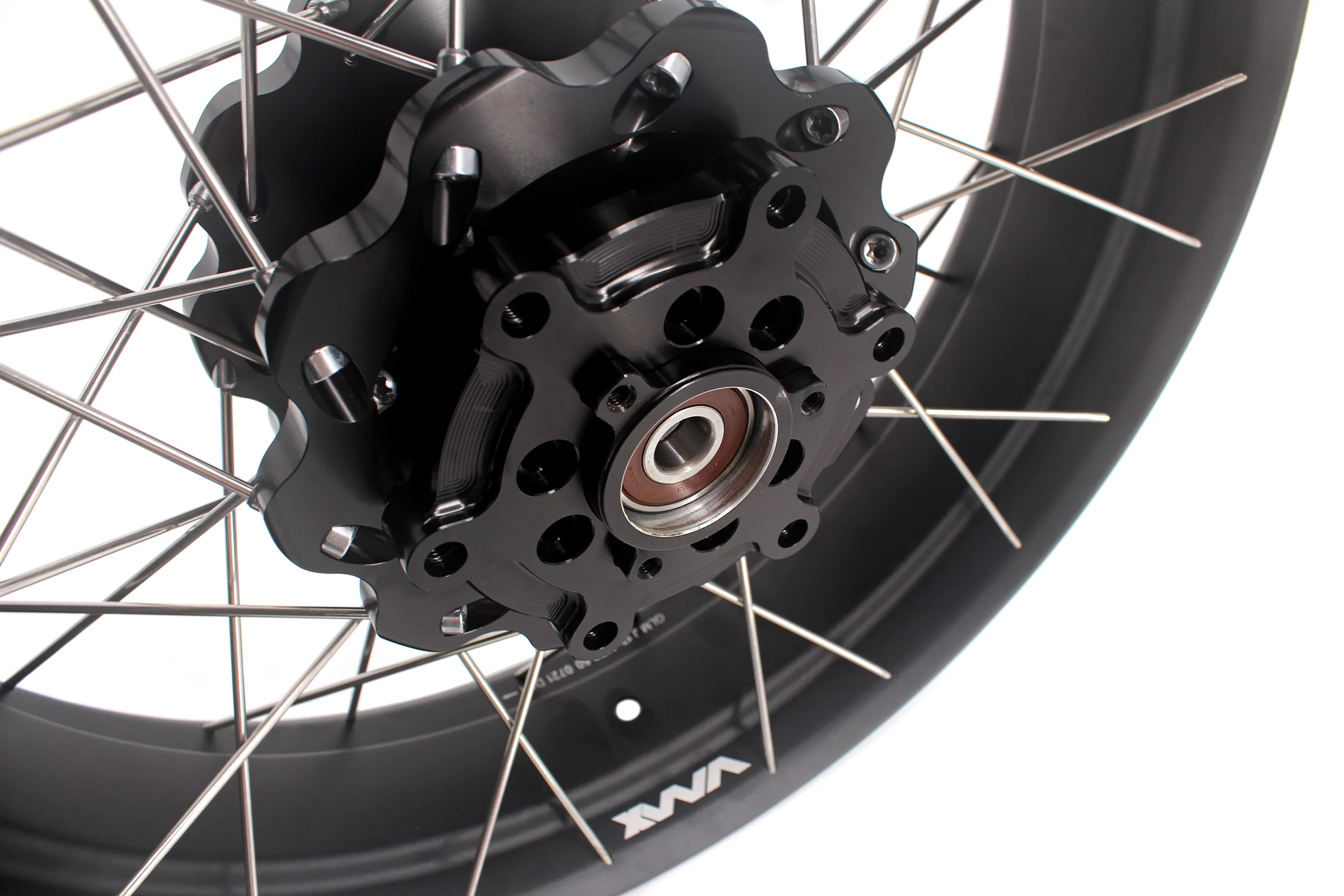 VMX-Racing 19-17in. Spoke Tubeless Wheels Fit For KTM390 Adventure Orange/White Fit For Husqvarna 401 2020 2021 - Image 3