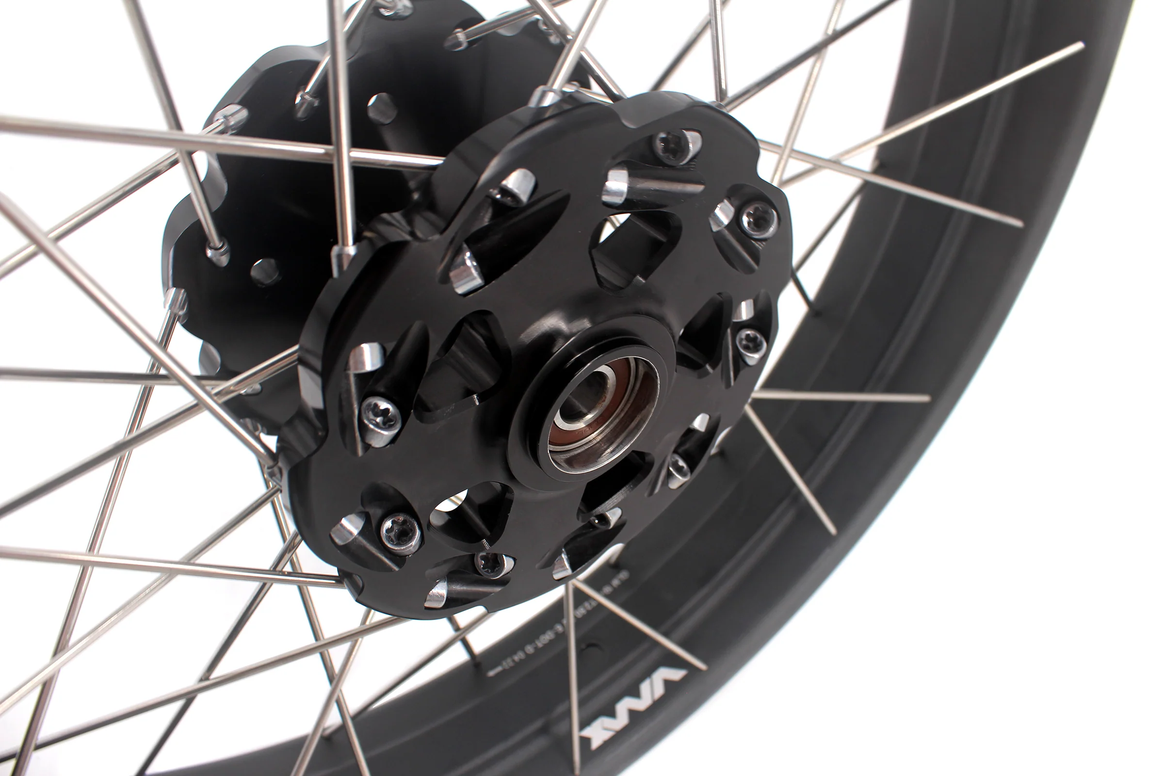 VMX-Racing 19-17in. Spoke Tubeless Wheels Fit For KTM390 Adventure Orange/White Fit For Husqvarna 401 2020 2021 - Image 5