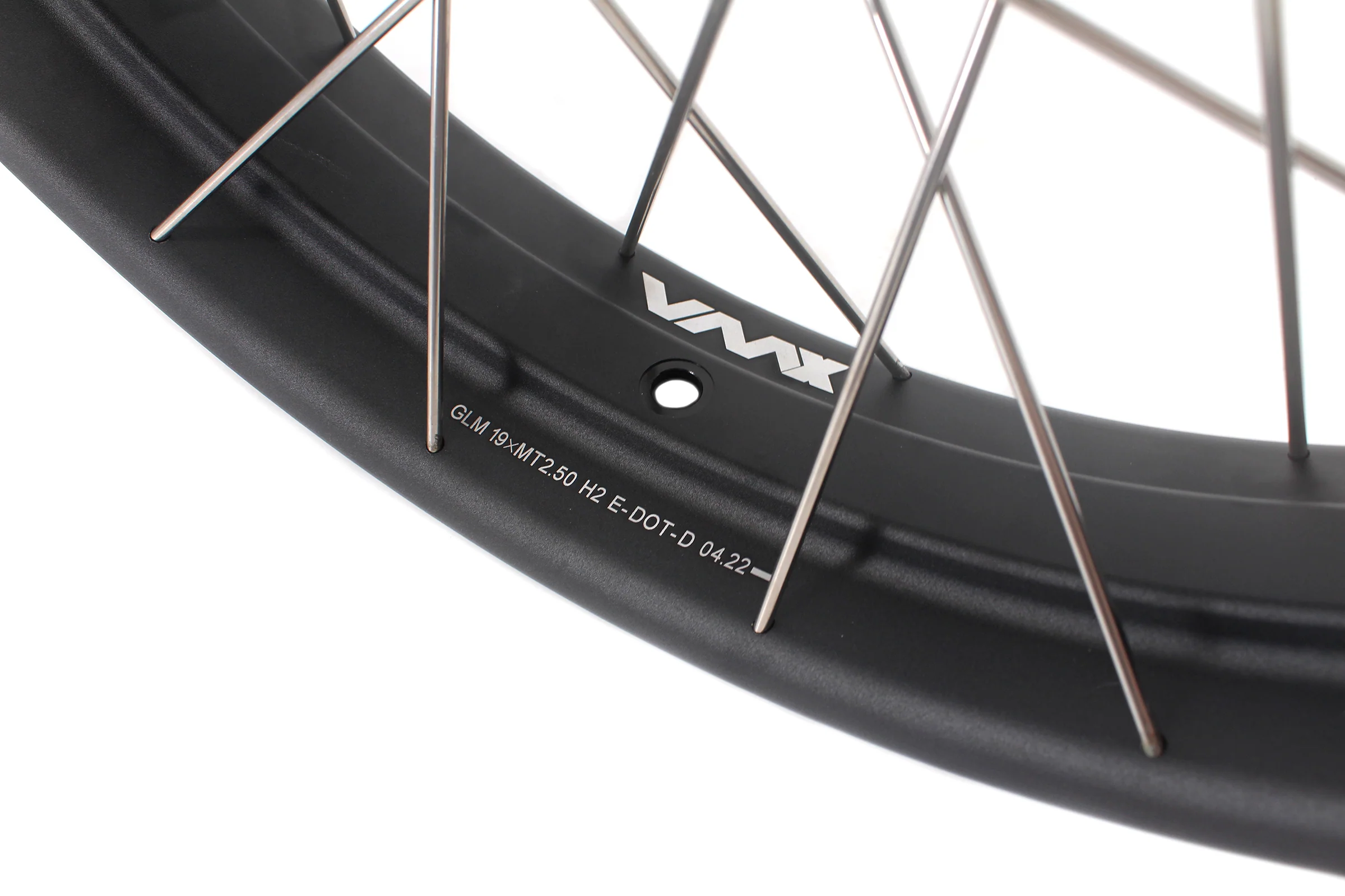 VMX-Racing 19-17in. Spoke Tubeless Wheels Fit For KTM390 Adventure Orange/White Fit For Husqvarna 401 2020 2021 - Image 8