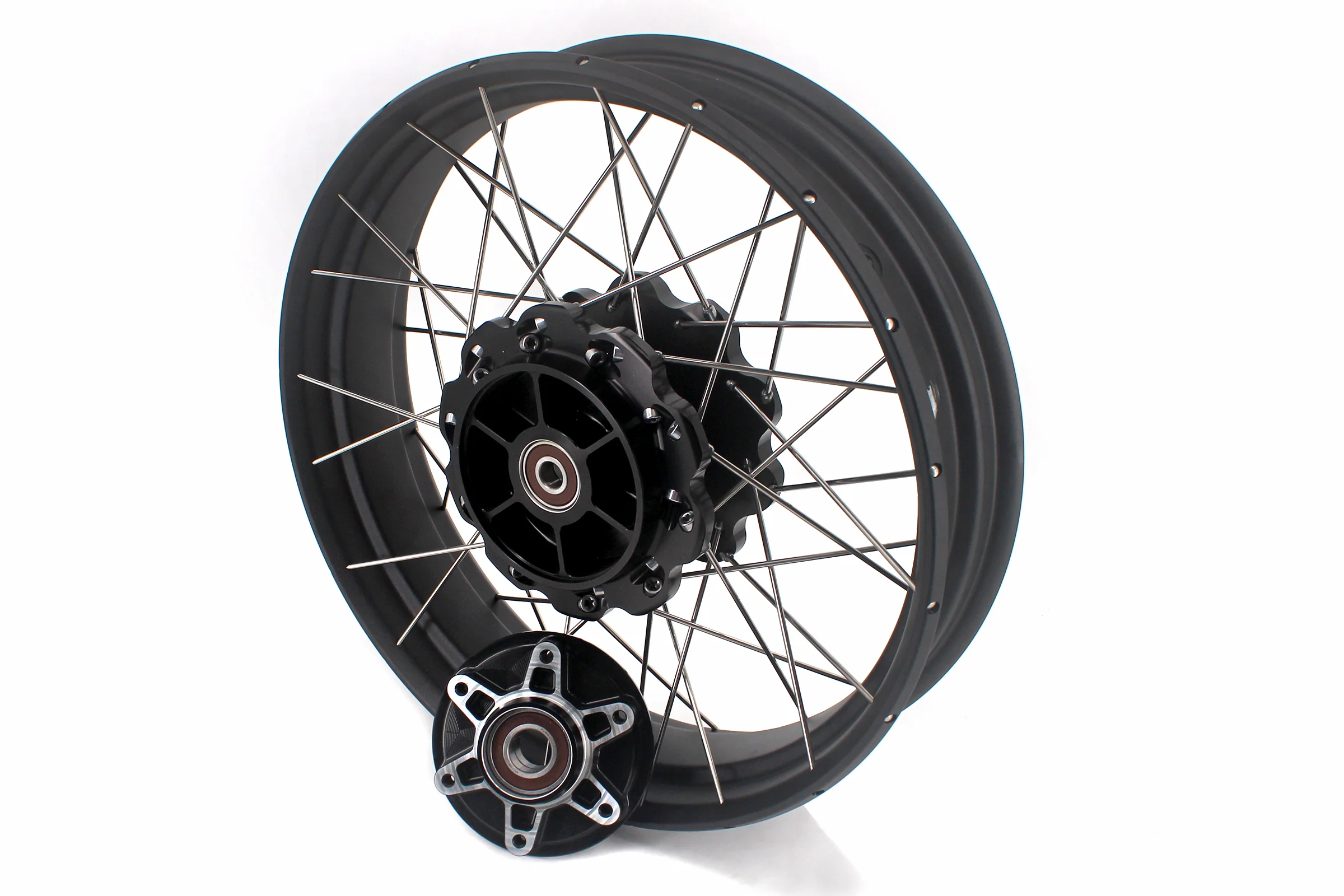 VMX-Racing 19-17in. Spoke Tubeless Wheels Fit For KTM390 Adventure Orange/White Fit For Husqvarna 401 2020 2021 - Image 9