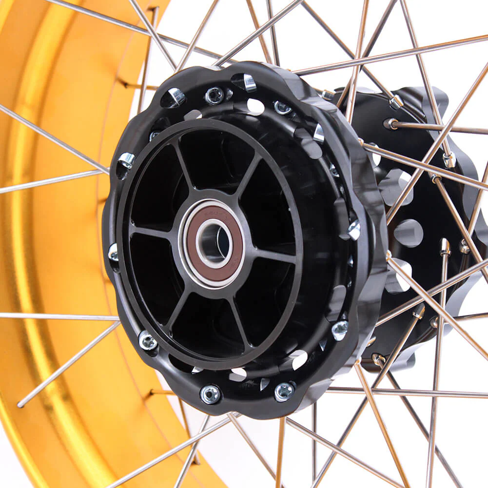 VMX-Racing Tubeless Gold Rims Compatible with BMW F800GS / F800GS Adventure 2008-2020 2.15*21inch & 4.25*17inch Rims - Image 11